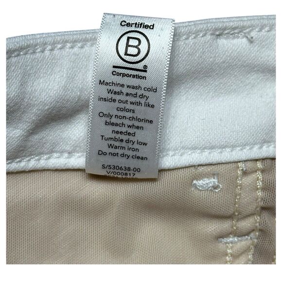 Athleta Sculptek Women’s White Skinny Jeans Size 6P Mid Rise Stretch Denim Pants - Picture 7 of 11